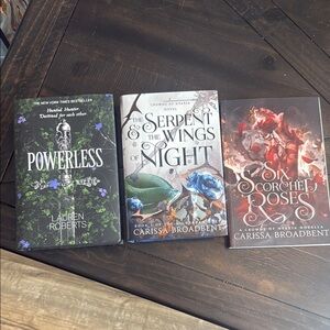 Fantasy Books- Powerless, Serpent and the wings of night